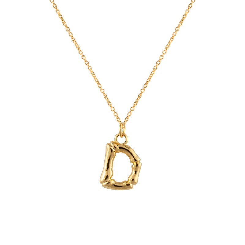 Zahar Initial Necklace - D