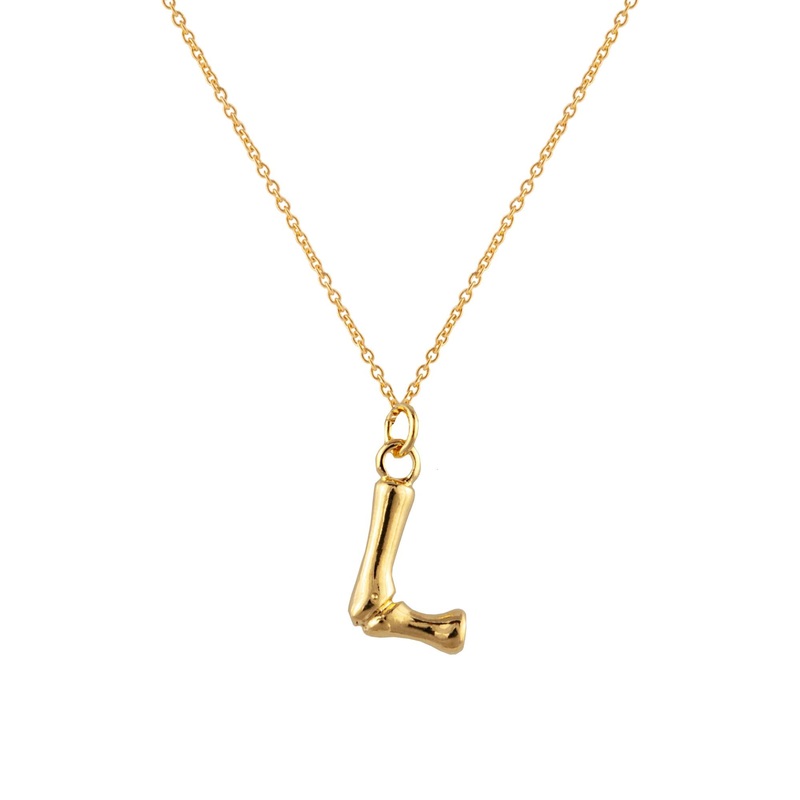 Zahar Initial Necklace - L