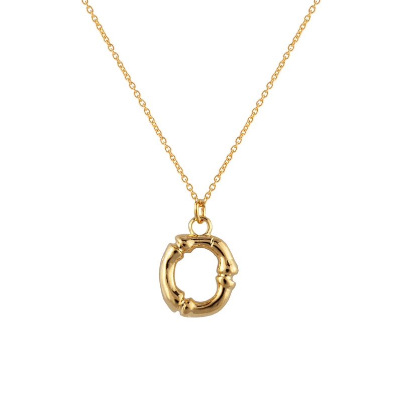 Zahar Initial Necklace - O