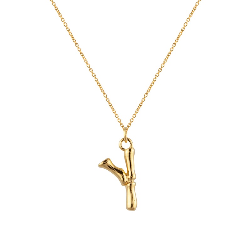 Zahar Initial Necklace - Y