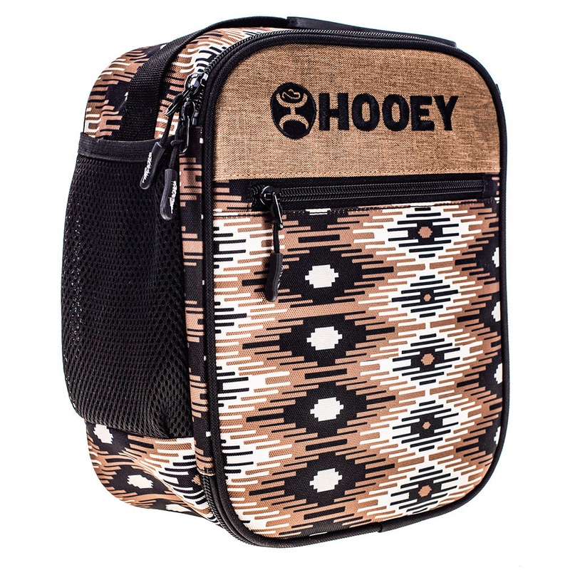 "Hooey Lunch Box" Black & Brown Aztec