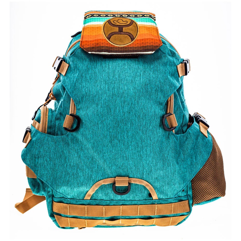 "Mule" Teal/Tan w/Serape Hooey Backpack