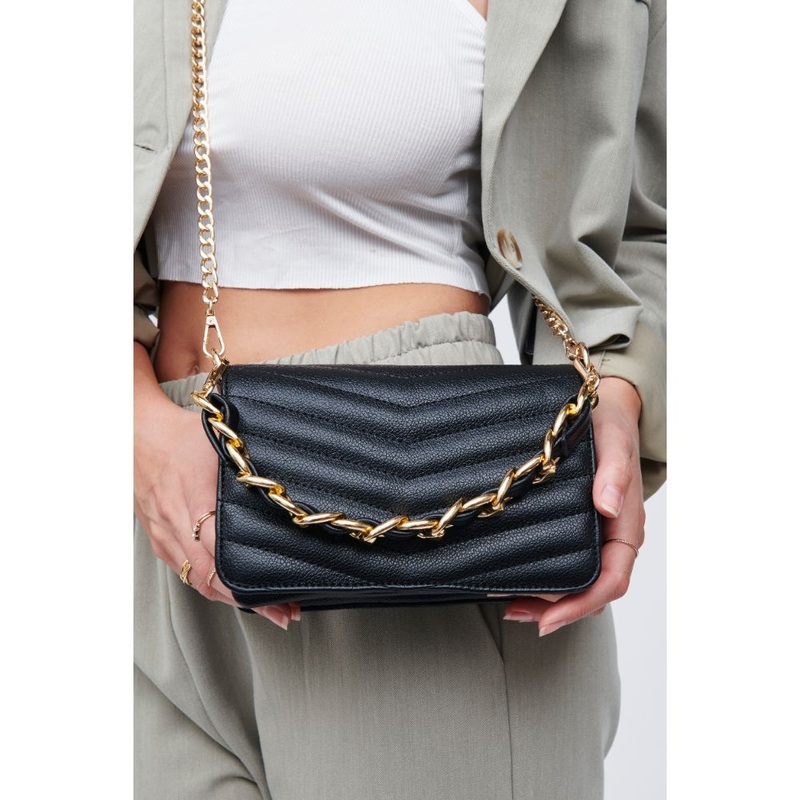 Genny - Chevron Stitch Crossbody