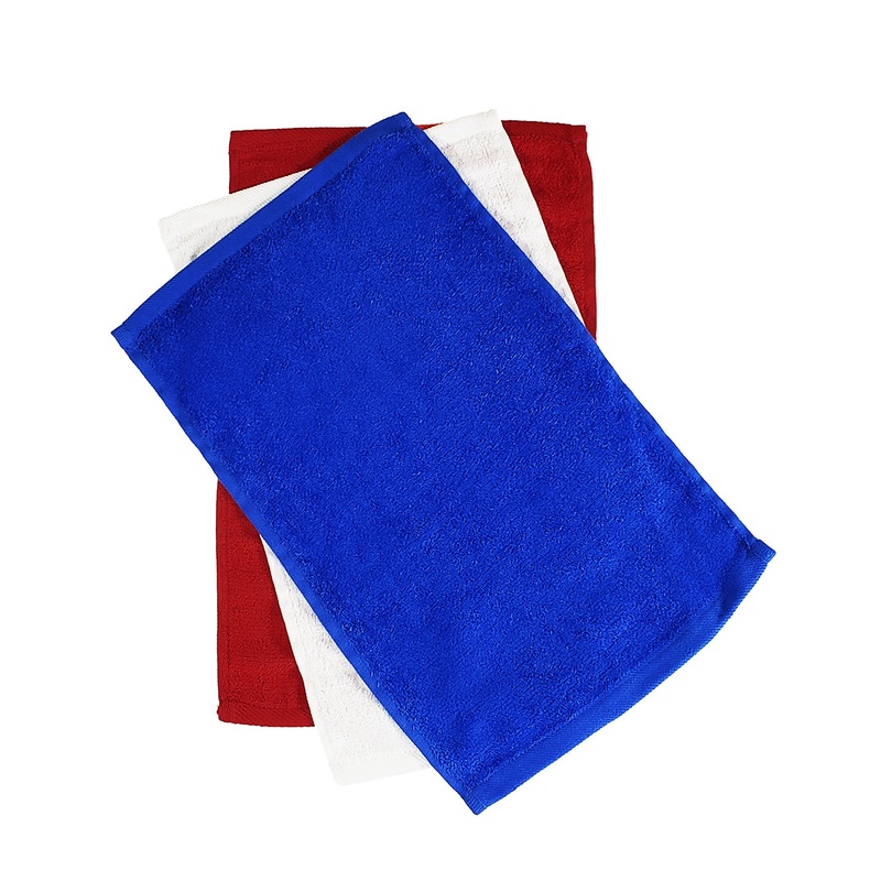 11 in x 18 in Velour Fingertip Towel - Hemmed - Wholesale by the Dozen - Colors