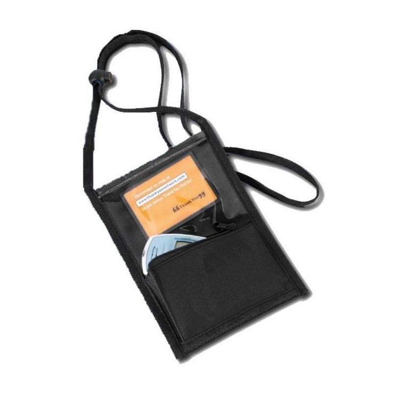 600D Polyester Badge Holder with Heavy Vinyl Backing