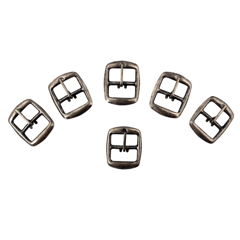 0.63 Inch Rustic Nickel Buckle Replacement