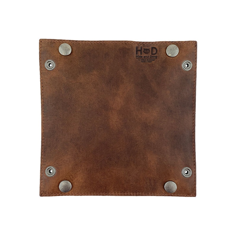 Valet Tray with Sheep Skin