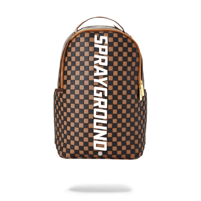 3D MOLDED RUBBER CHECKERED LOGO