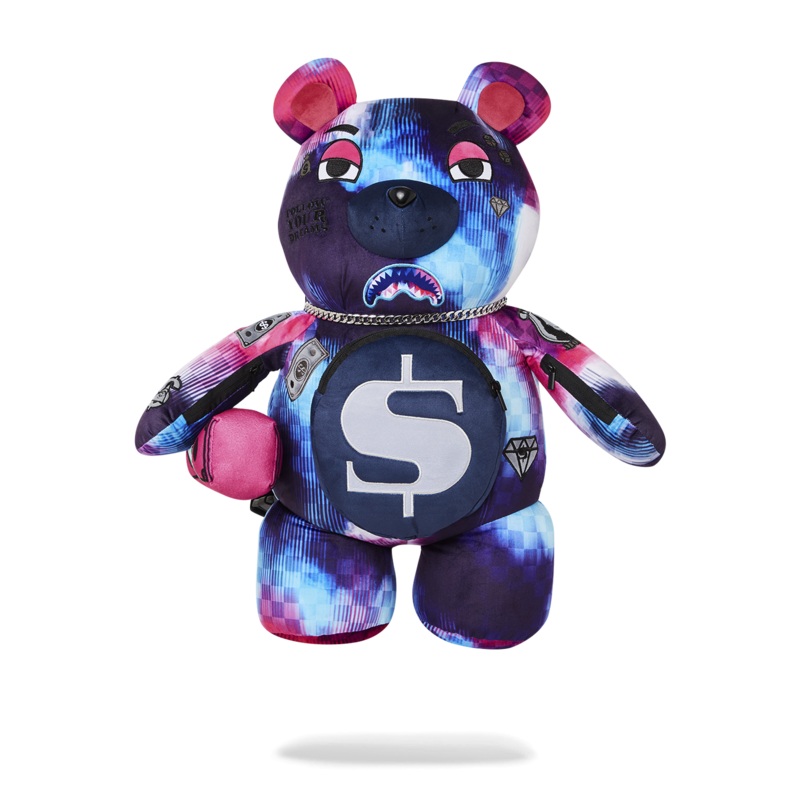 SHARKCLUB ELECTRONICA MONEYBEAR TEDDYBEAR BACKPACK