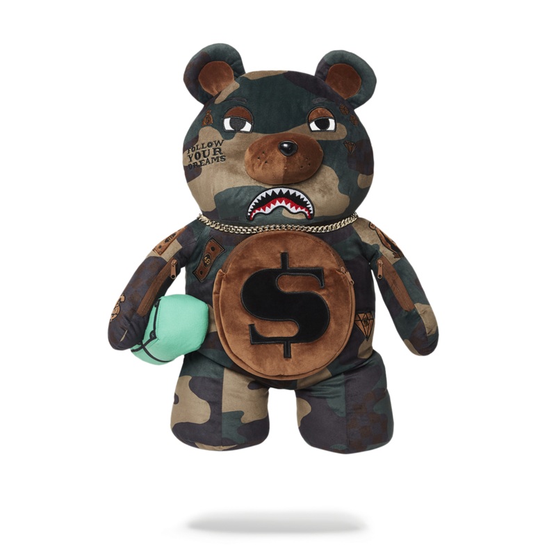 CAMOCHECK MONEYBEAR TEDDYBEAR BACKPACK