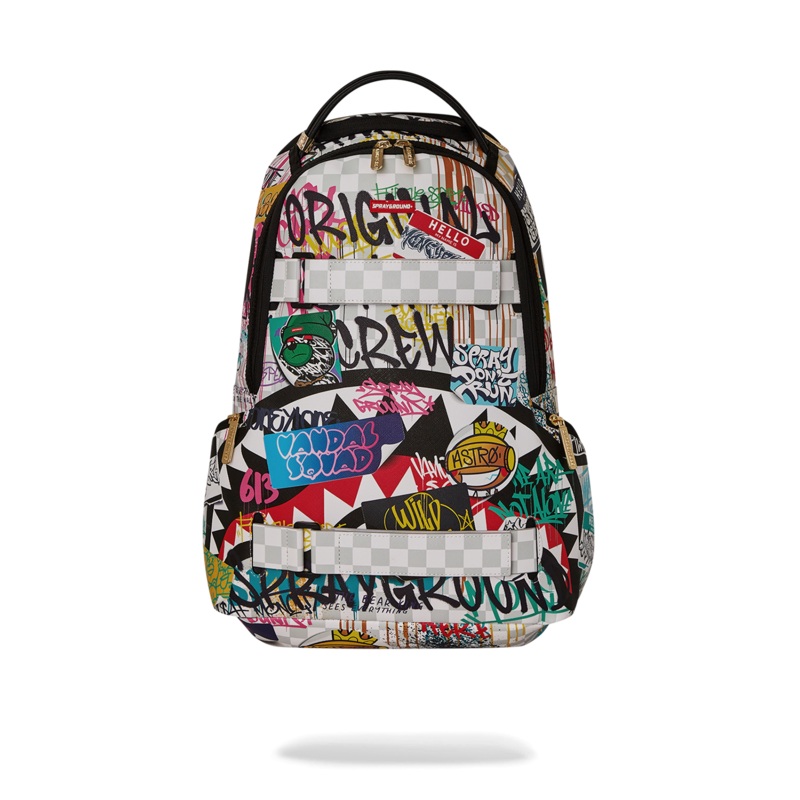 CREATE ANOTHER DAY SKATEBOARD-STRAP BACKPACK