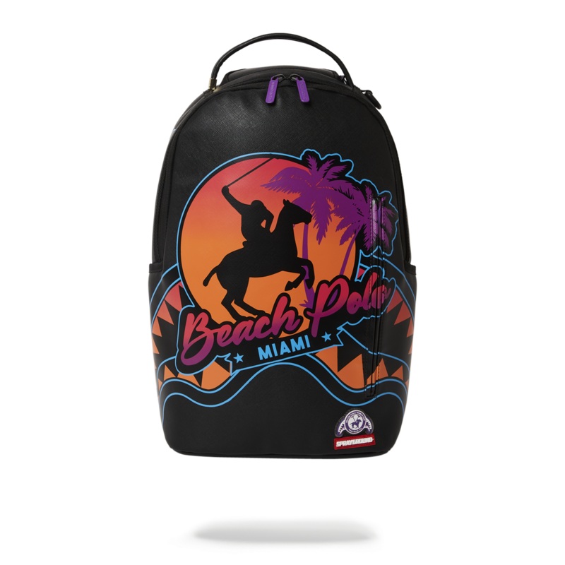 MIAMI BEACH POLO COLLAB BACKPACK (DLXV-BLACK)