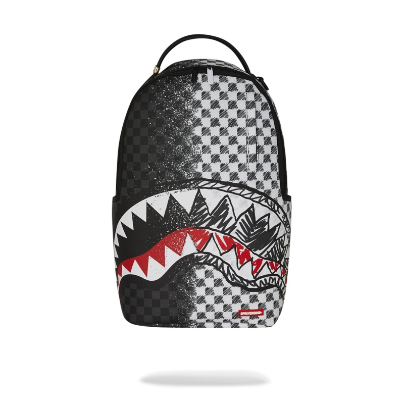 SCRIBBLE DRIBBLE CHECK BACKPACK
