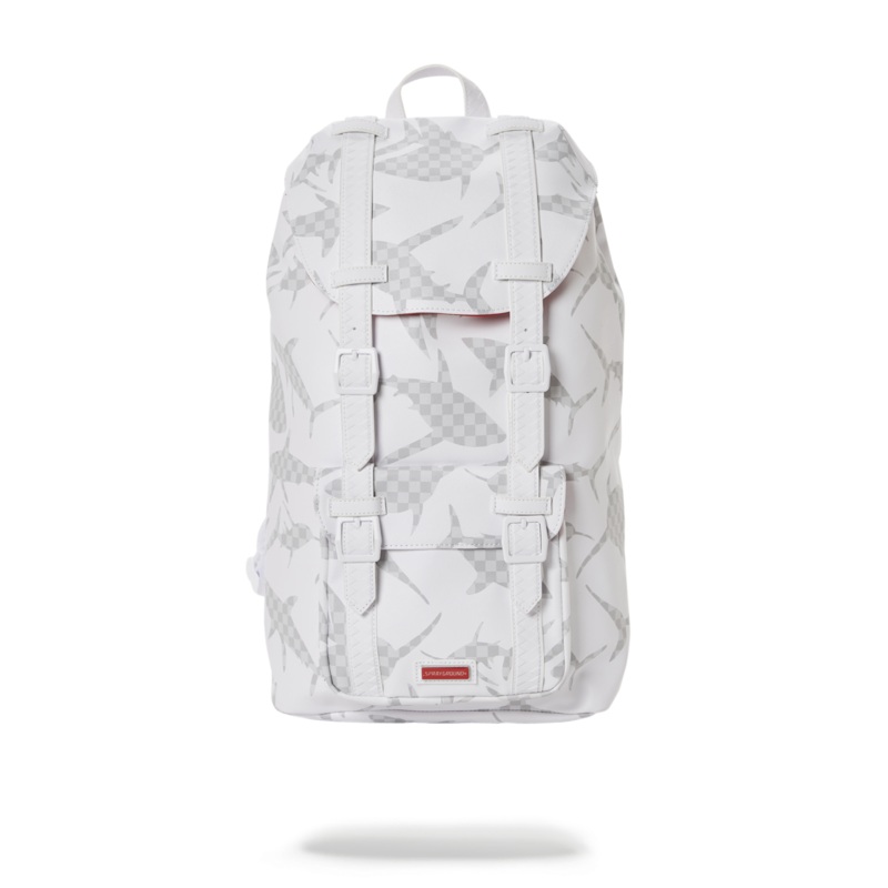 SHARK CHECK (WHITE) HILLS BACKPACK