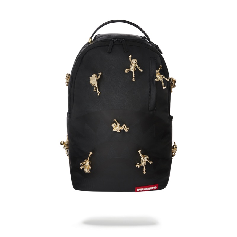 THE LOST IN SPACE BACKPACK (10 3D GOLD METAL ASTRONAUTS)