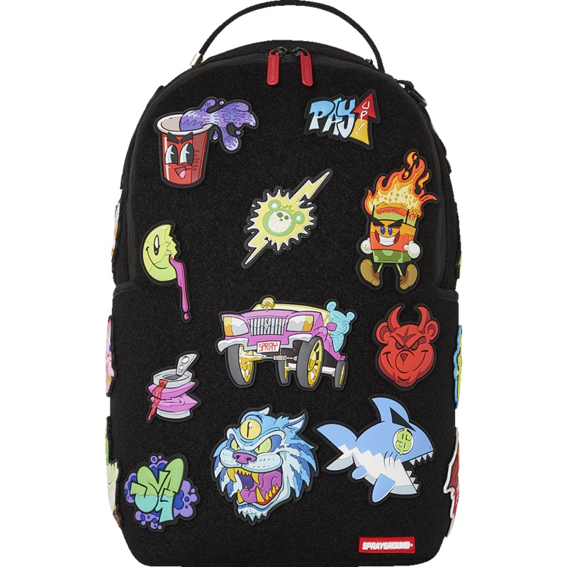 TRANCE PARTY PATCHES BACKPACK (23 VELCRO REMOVABLE PATCHES)