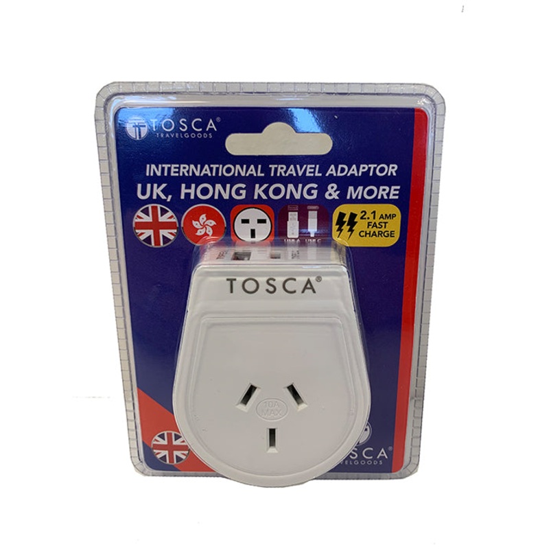 USB A+C & Power Adaptor for UK