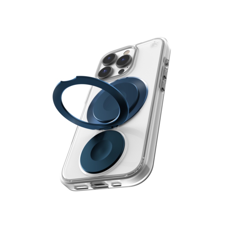 (Markdown) STM Goods Roll Spin Magsafe Case for iPhone 16 Series - Clear/ Blue
