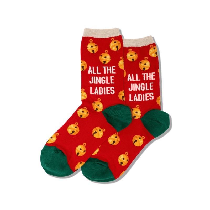 WOMEN'S ALL THE JINGLE LADIES SOCKS