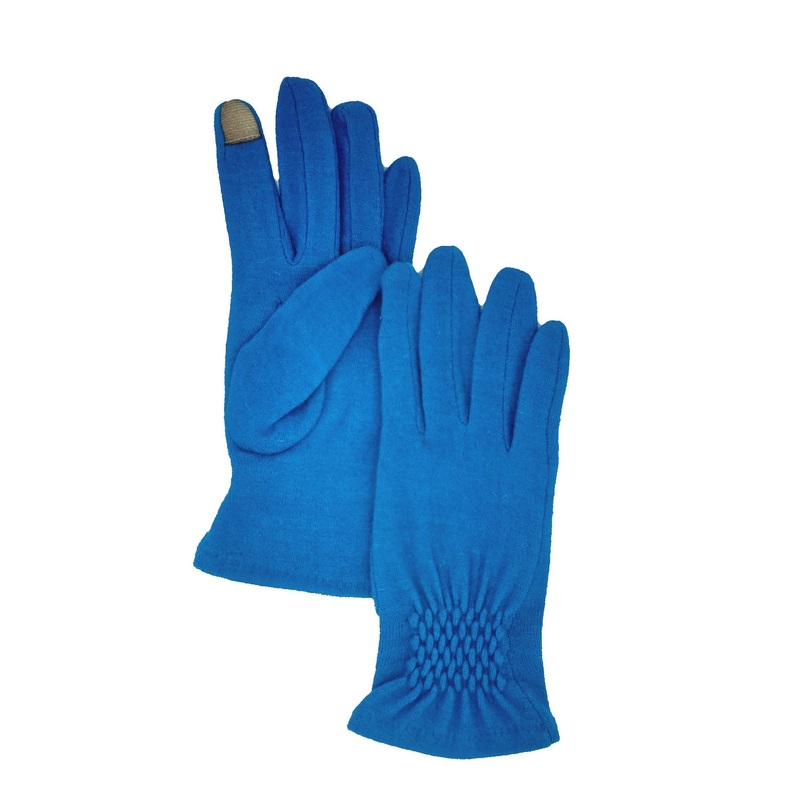 Albee Ladies Wool Ruched Gloves