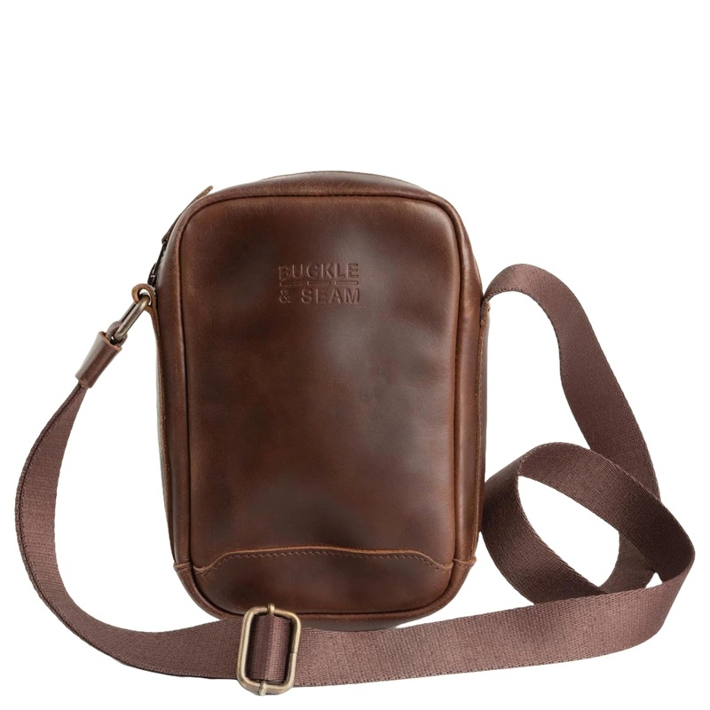 Buckle & Seam Runner - Umhngetasche 15 cm (braun)
