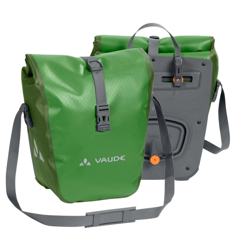 Vaude Bike Aqua Front - Vorderradtasche (2x14L) (Bikepacking) 31 cm (parrot green)
