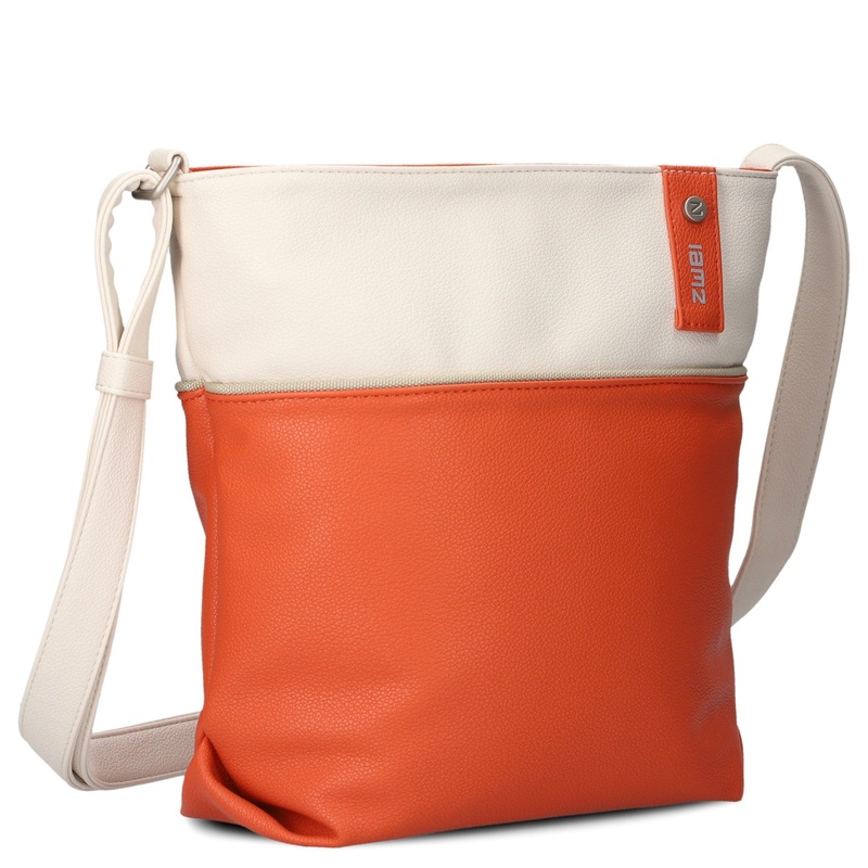 zwei Jana J10 - Schultertasche 29 cm (papaya)