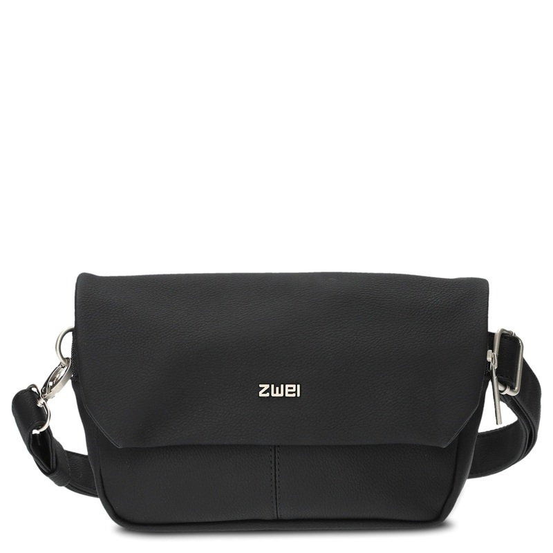 zwei Mademoiselle MH40 - Umhngetasche 25 cm (nubuk-black)