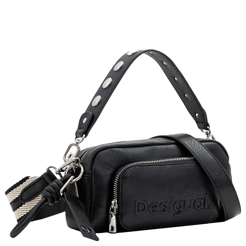 Desigual Half Logo - Umhngetasche 22 cm (black)