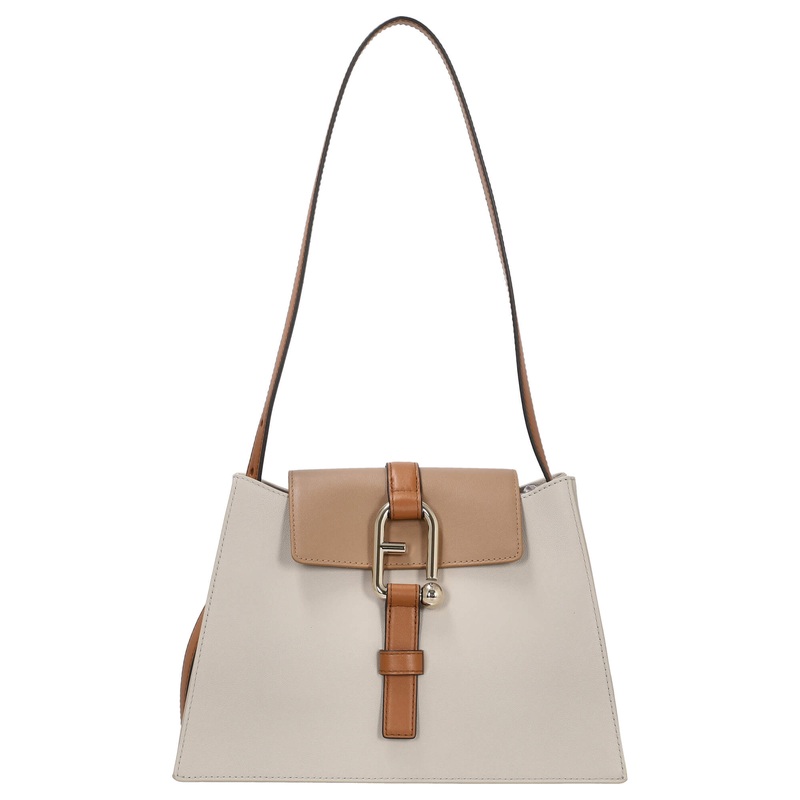 Furla Nuvola S - Schultertasche 27 cm (vaniglia+deserto+brandy)