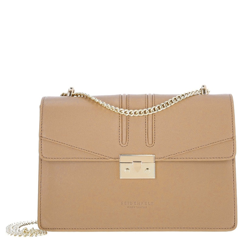 Seidenfelt Roros Big - Schultertasche 28 cm (almond)