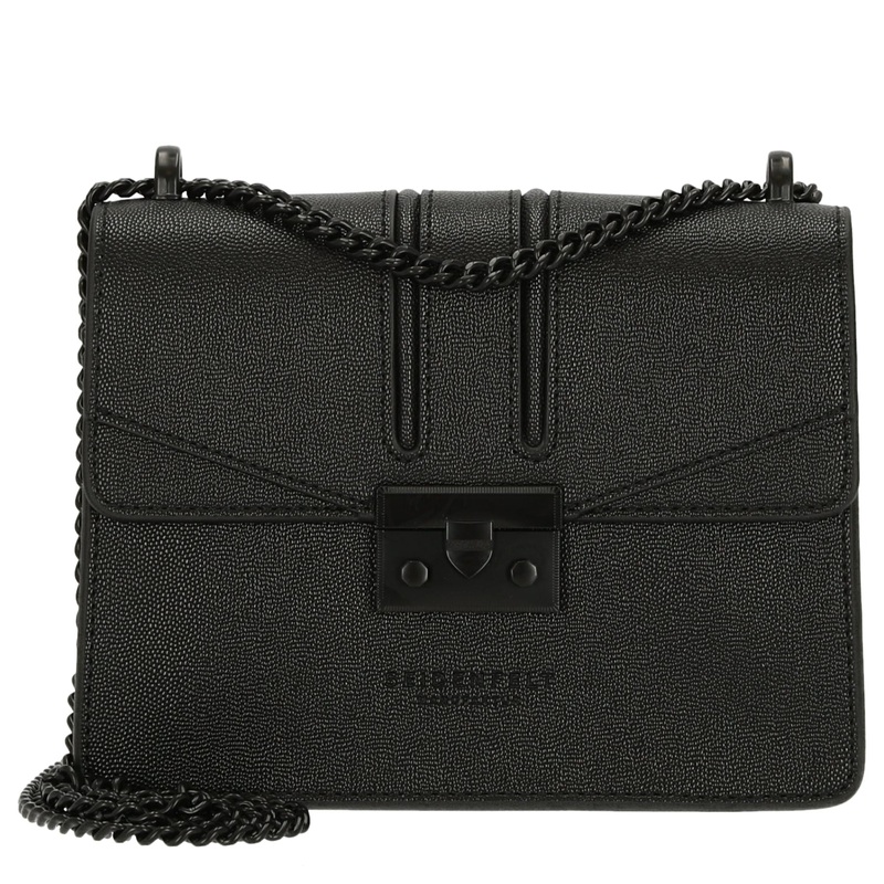 Seidenfelt Roros - Schultertasche 21 cm (black black)