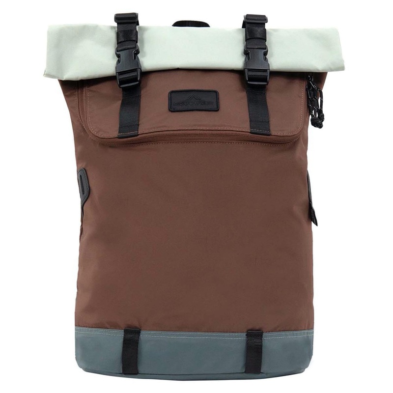 Doughnut Christopher Go Wild 18 - Rolltop Rucksack 45 cm (grey x brown)