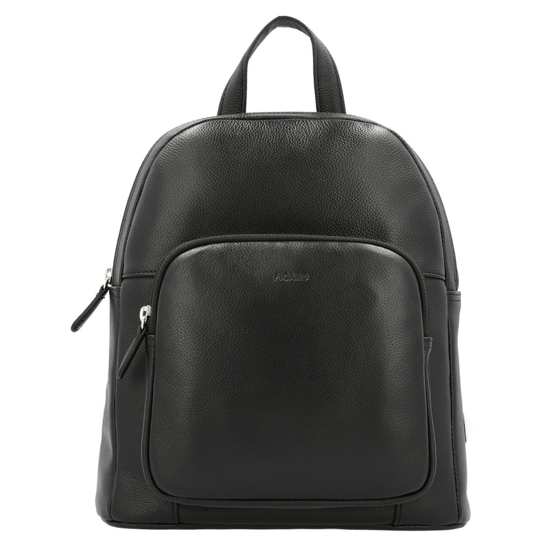 Picard Luis City - Rucksack 28 cm Rindsleder (schwarz)