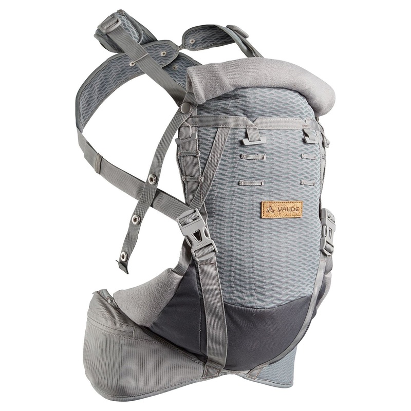 Vaude Amare Baby Carrier - Babytrage Neugeborene ab Geburt bis 3 Jahre (pebbles)