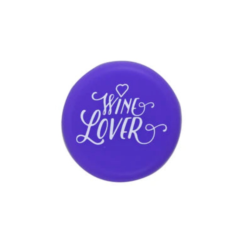 Wine Lover Wine Cap -Pale purple