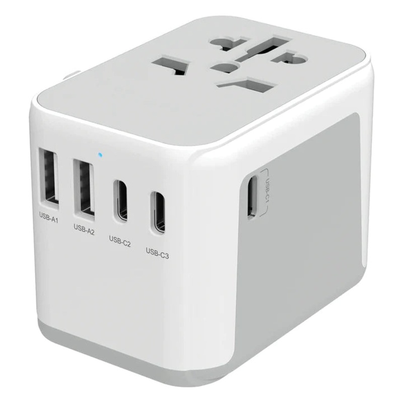 International All-in-one Adaptor with 2 USB-and 3 USB-C