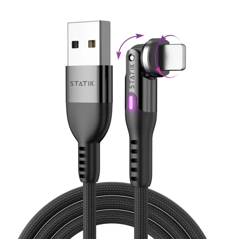 Statik PowerPivot Cable 3.3ft/1m USB-A to Lightning