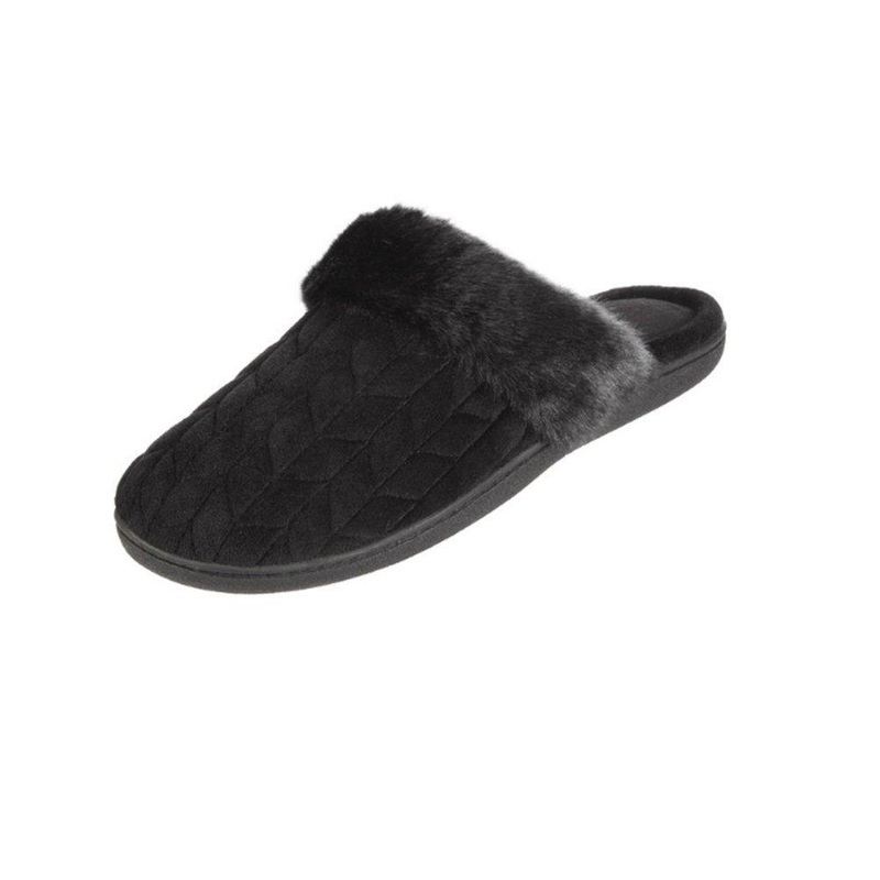 Totes Women's Quilted Velour Clog