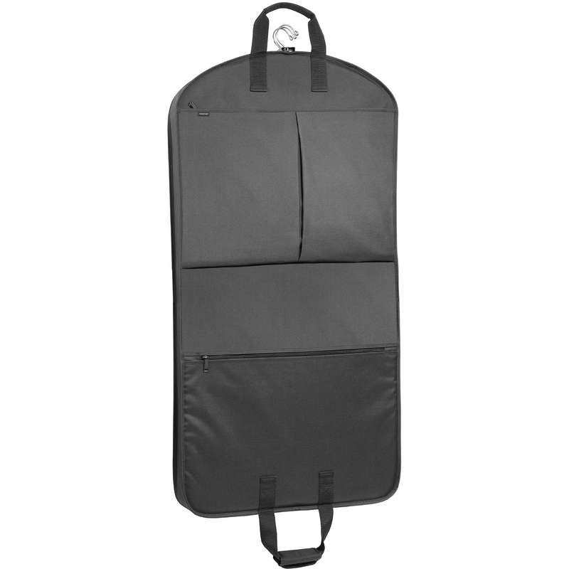 WallyBags 45" Deluxe Extra Capacity Travel Garment Bag with two accessory