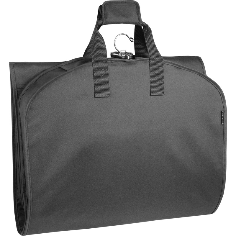 wallyBags 60 Premium Tri-Fold Travel Garment Bag with exterior pocket