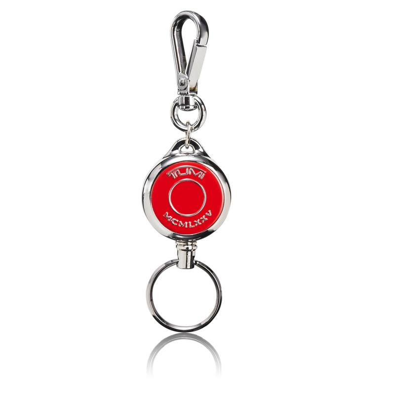 TUMI Key Fob Men's Retractable Key Leash