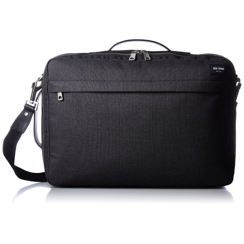 Jack Spade Men's Tech Oxford Convertible Briefpack Charcoal