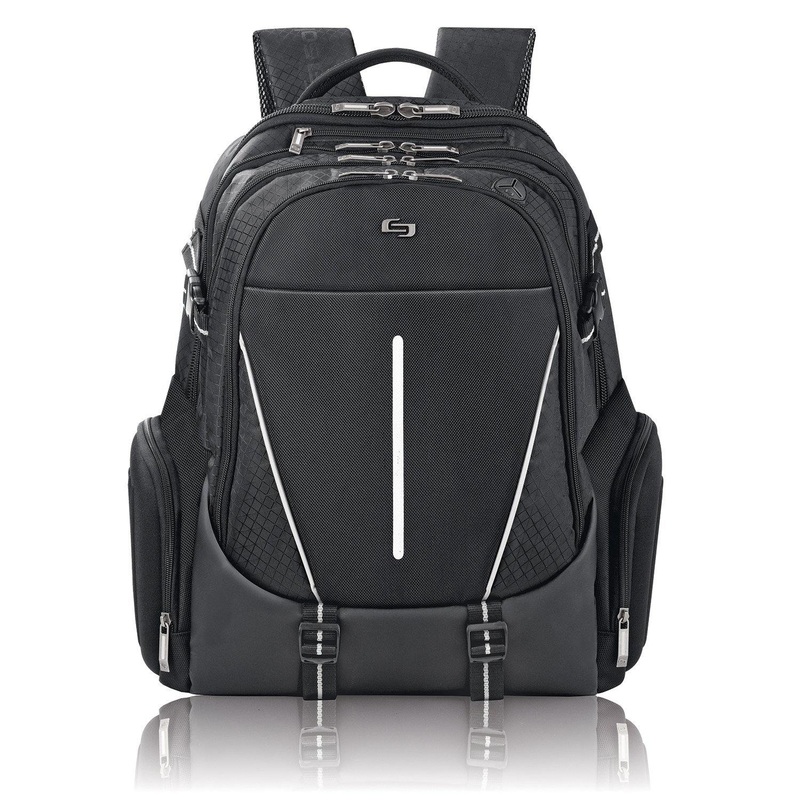Solo Rival 17.3" Laptop Backpack with Hardshell Side Pockets