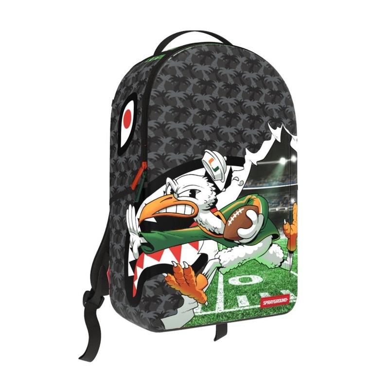 Sprayground Backpack (University Of Miami Touch Down)