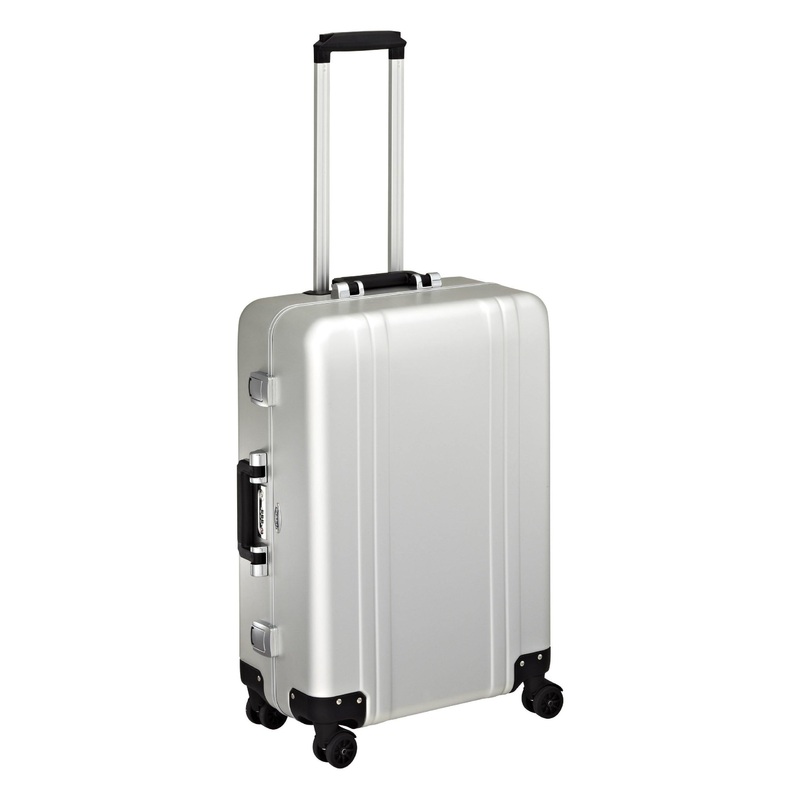 ZERO Halliburton Classic Aluminum 24 Inch 4 Wheel Spinner Travel Case