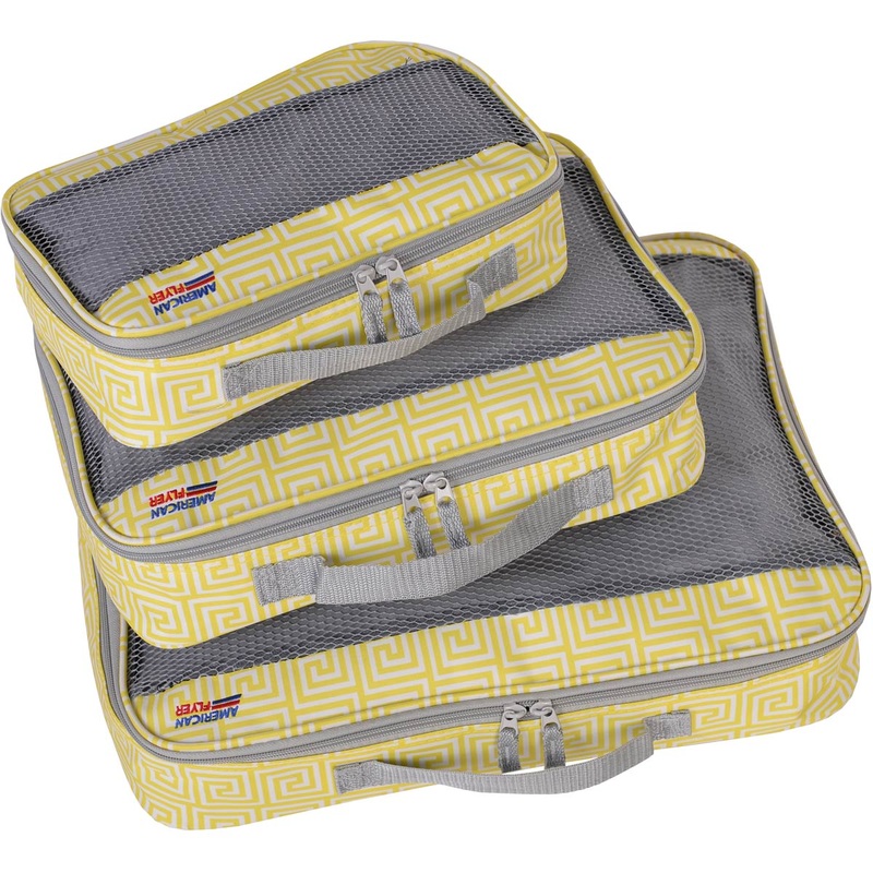 American Flyer Meander 3Pc Packing Cube Set