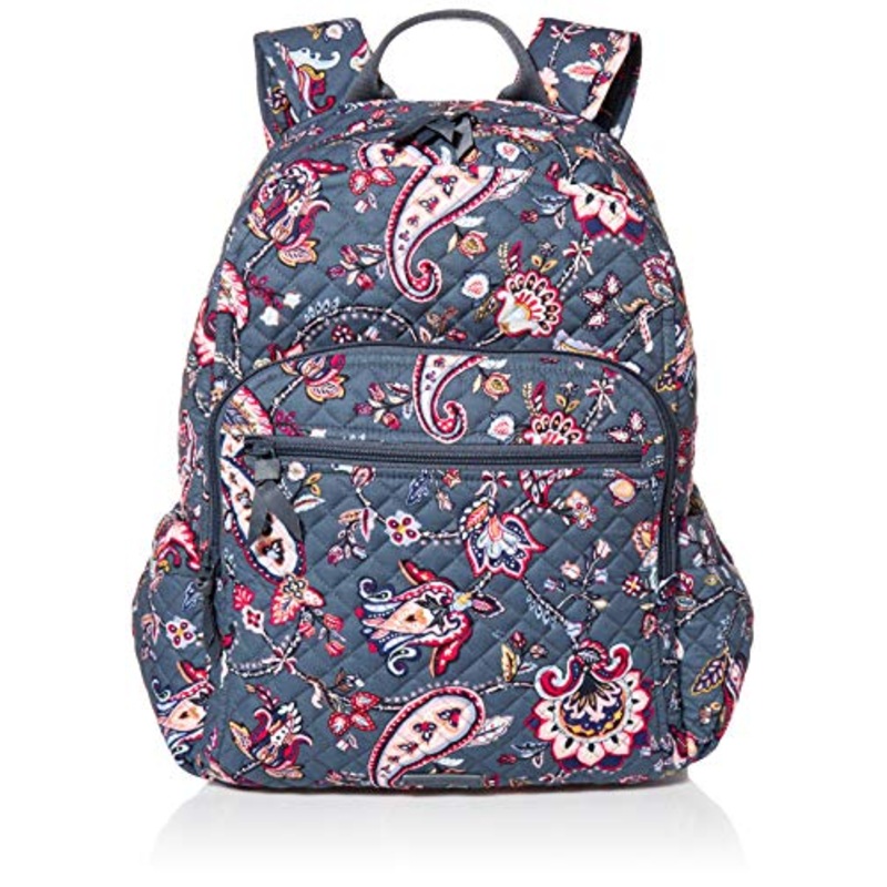 Vera Bradley Women's Signature Cotton Campus Backpack, Felicity Paisley, One Size