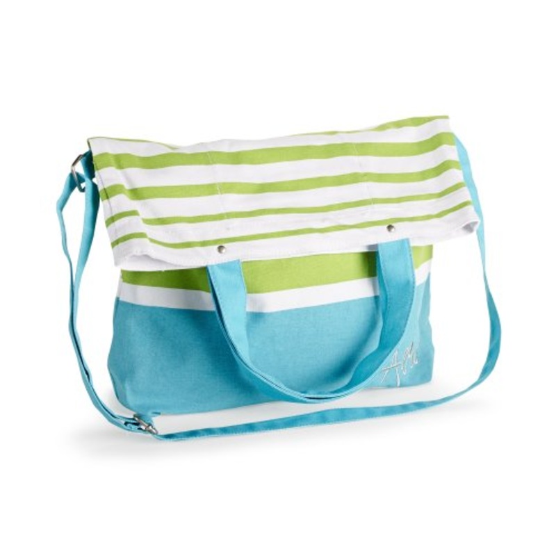 Aeropostale Striped Fold-Over Tote Bag Retail: 39.50