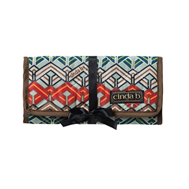 Cinda B Jewelry Roll, Ravinia Black, One Size